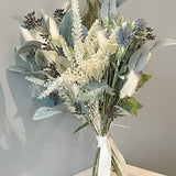 Dried Flower Bouquet /Arrangement - Artificial Silk Flowers For Wedding Anniversary Birthday  Mothers Day | Claire De Fleurs