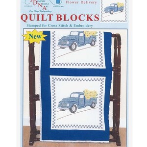 Jack Dempsey Needle Art Flower Delivery Quilt Blocks