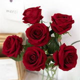 Artificial Rose Flowers \ Silk Roses \ Rose Bouquet Flowers \ Artificial Flowers \ Artificial Rose \ High Quality Roses Head Wedding Roses