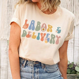 Groovy Labor and Delivery Nurse Shirt, Groovy Nurse T-Shirt, L&D Nurse Gift For Baby Nurse, RN TShirt, Cute Nursing Tee, LD Tees, Grad Gift