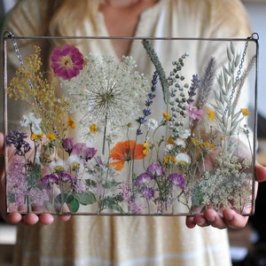 Pressed Flowers, Large Pressed Flower, 1 st anniversary, 1 year anniversary, dried flower bouquet, preserve bouquets, decoration