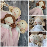 Flower girl doll Little princess mini doll Wedding personalized doll First communion doll Ballerina doll 8"
