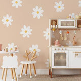 Daisy Wall Decals - Nursery Decor, Kids Room Wall Art, Removable Flower Wall Stickers