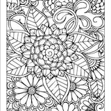 Premium Flower Mandala Digital Coloring Pages Bundle Adults Children School Home Office Meditation Wellness PDF QUICK DELIVERY