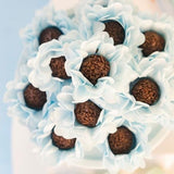 Chocolate Flower Holders, Truffle Flowers Wrappers, Paper Truffle Wrappers, Forminhas para doces e brigadeiros em formato margarida (Daisy)