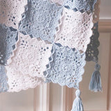 CROCHET PATTERN Flower Square Blanket