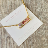 Handmade Resin necklace , Floral necklace, Real Flower necklace, Bridesmaids, Bridesmaid gift