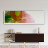 Japandi Pastel Home Decor, Soft Pink Abstract Floral Panoramic Wall Art Prints up to 60"x30", Free International Delivery