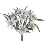 Edelweiss Artificial Fabric Flower Bouquet