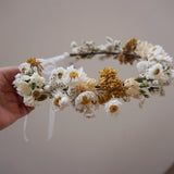 Daisies Dried Flower Crown