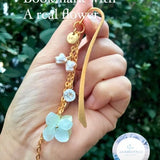 Bookmark/flower/resin/gift/mum/sister/friend/girls/handmade/book lovers/gift/custom made/unique/Japanese/RM 1st delivery