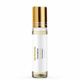 Viktor & Rolf Flower Bomb roll-on perfume oil bottle with gold cap, clear glass