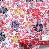 Japanese Vintage Handkerchief motif Flowers 19
