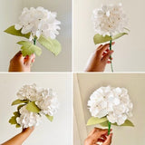 Paper Flower Snowball Viburnum Template, Diy paper crafts for Weddings, Re-sizable SVG, PNG, SILHOUETTE cut file for Cricut & Cameo