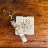 Keychain Flower Press | mini flower press, plant press, botanical press, birthday gift for her, MotherÕs Day gift, back to school, gardening
