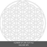 Flower of Life SVG EPS DXF