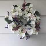 Artificial Flower Wreath, FREE DELIVERY, Handmade, Front Door Wreath, Farmhouse Style, Door Decor, Bowl Wreath, All Year Round