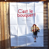 Original vintage French movie poster CÕest le bouquet Special Delivery 2002 romantic comedy film fan collector florist shop wall decor gift