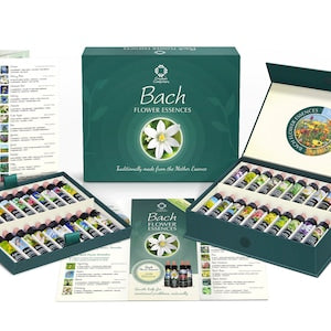 Bach Flower Essence Set of 40 Genuine Traditional Stock Remedies Boxed Quality Kit. 10ml