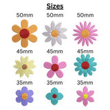 Mini Daisy Flower Embroidery Designs - Mini Embroidery Hoop Art - Daisy Wildflower Patterns - Instant Download