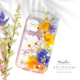 Pressed Flower phone case for iPhone 8 XS 11 12 13 14 15 pro max case, Samsung Galaxy A32 A52 S23 Ultra case, Google pixel 6 7 8 pro case