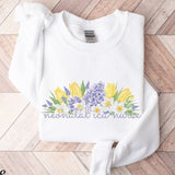 Neonatal Nurse Sweatshirt, NICU Nurse Sweatshirt, Daffodil Flower Neonatal ICU Nurse Sweatshirt, Spring Floral Nurse Crewneck Nurse Apparel