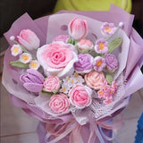 crochet flower bouquets_Mothers Day Gifts_EasterÊgifts_best gifts for her_handmade gift_gifts for mom_birthday gifts_wedding bouquet