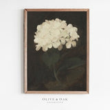 Vintage Hydrangea Painting / PRINTABLE Flower Painting / Antique Botanical Art / #155