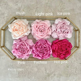 Shades of pink to choose Blush Flower Choker Necklace Pink Flower Choker Necklace Hot Pink Flower Choker Necklace Rose Choker Magenta Choker