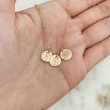 Birth Flower Necklace | 14k Gold Filled | 14k Rose Gold Filled | .925 Sterling Silver | Family | Kids | Birth Month | Pendant | 9mm