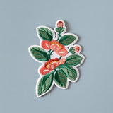 Flower iron on patch - Cute embroidered patch - Cool backpack patch - Flower patches for jeans - Jacket patch