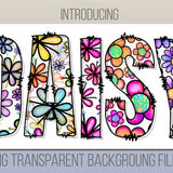 Daisy alphabet, PNG file, Flower letters, Flower alphabet, Daisy alphabet, Spring Alphabet,C olorful alphabet, alphabet, Alphabet, Springs