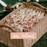 Flower Confetti + Cones | Biodegradable Confetti | Dried Flower Wedding Confetti | Paper Wedding Cone | Wedding Confetti Bulk | Flower Girl