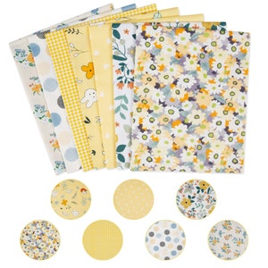 7 Pieces 40cm x 50cm Fabric Coupons Easter Rabbits, Eggs.Free delivery
