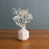 Monthly Wood Flowers - Birth Month Flowers - Mother's Day Gift - Mother's Day Birth Month Flower Bouquet