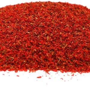 Dried cut pomegranate flowers, loose red petals for tea and garnishes
