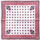 Givenchy Vintage Handkerchief Rd Floral Pocket Square 19