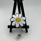 Daisy Nurse Badge Reel Health Care Medical Professional Hospital ID Holder Funny Cute Custom OT PT Technician Teacher Flower Personalized