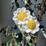 Puffy Daisy flower crochet pattern instructions PDF / Easy Crochet pattern / Daisy Crochet Pattern