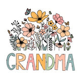 Mothers Day PNG, Grandma PNG, Wildflowers PNG, Flower Png, Mothers Day Png, Mama Png, Mom Life Png, Floral Grandma Png