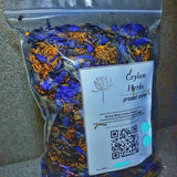 Organic Dried Blue Lotus Flowers,Nymphaea Caerulea, Blue tea, Herbal Tea