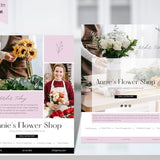 Flower Shop Flyer Template, Editable Florist Flower Shop Small Business Flyers Templates, Flower Business Flyer, Florist Business, Flowers 5