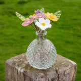 Summer Blooms Glass Flower Bouquet