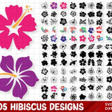 Hibiscus svg, tropical flower svg, hawaiian flower svg, Flowers svg, flower svg, Hawaii svg, Cut file for cricut and silhouette