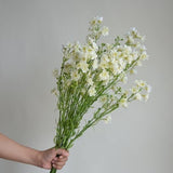 31.5" Real Touch Artificial Blossom Branch With Buds, Tiny Flowers, DIY Floral, Wedding/Home/Holiday Decorations | Mom Gifts for Her