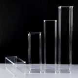 Tall Acrylic Flower Stand Vase Set for Wedding Party Desktop Decoration