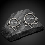 16G Implant Grade Titanium Flower Petal Daith Clicker/Septum Jewelry/Hinged Daith Hoop/Cartilage Hoop/Helix Hoop/Tragus Hoop/Conch Piercing