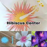 SVG Hibiscus Flower Center | Paper Flowers | Paper Flower Center
