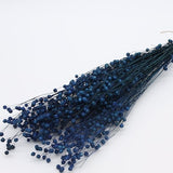 Navy Blue Dried Linum 80 grams | Dark Blue Dried Flax | Dried Flax Bunch | Navy Blue Dried Flowers | Flax Rin Flowers | Blue Dried Flowers