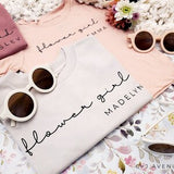 Flower Girl Gift Set | Flower Girl Sunglasses and Tshirt | Personalized Flower Girl Gift | Flower Girl Proposal Leopard Glasses